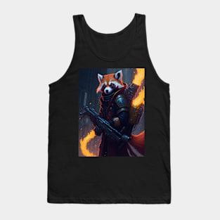 Flame-Forged Paws Tank Top